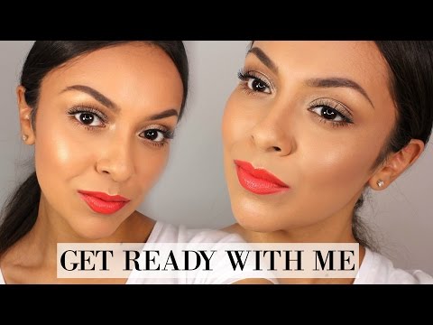 GRWM - Summer Makeup | Glowy Skin & Bright Lip - TrinaDuhra