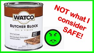 Food Safe Stain...Are you SURE about that?