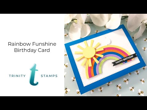 Rainbow Funshine Birthday Card