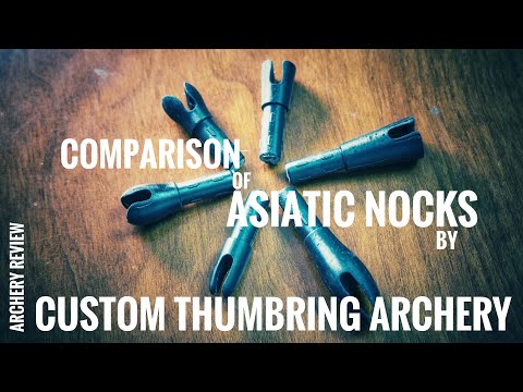 Asiatic Nocks by Custom Thumb Rings - Comparison