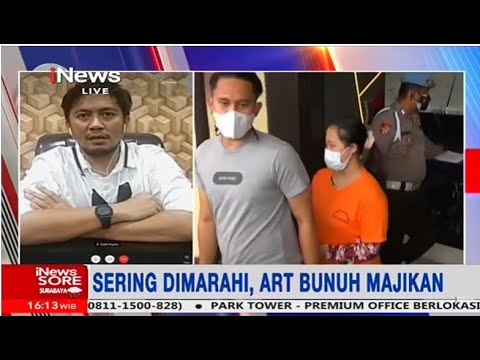 ART di Bandung Bunuh Majikan Gegara Kesal Sering DImarahi - iNews Sore 01/03