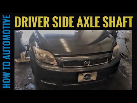 How To Replace Driver-side Axle Shaft On A 2005-2010 Scion TC
