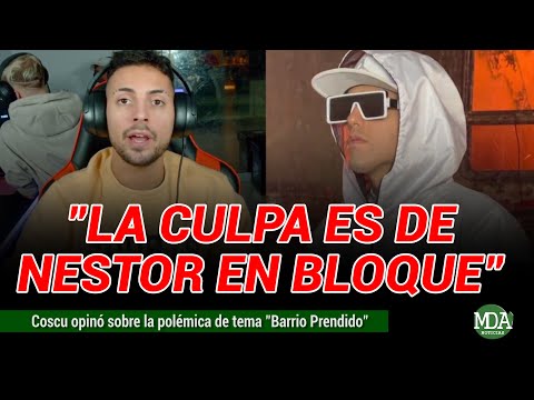 COSCU opinó sobre la POLÉMICA del tema BARRIO PRENDIDO