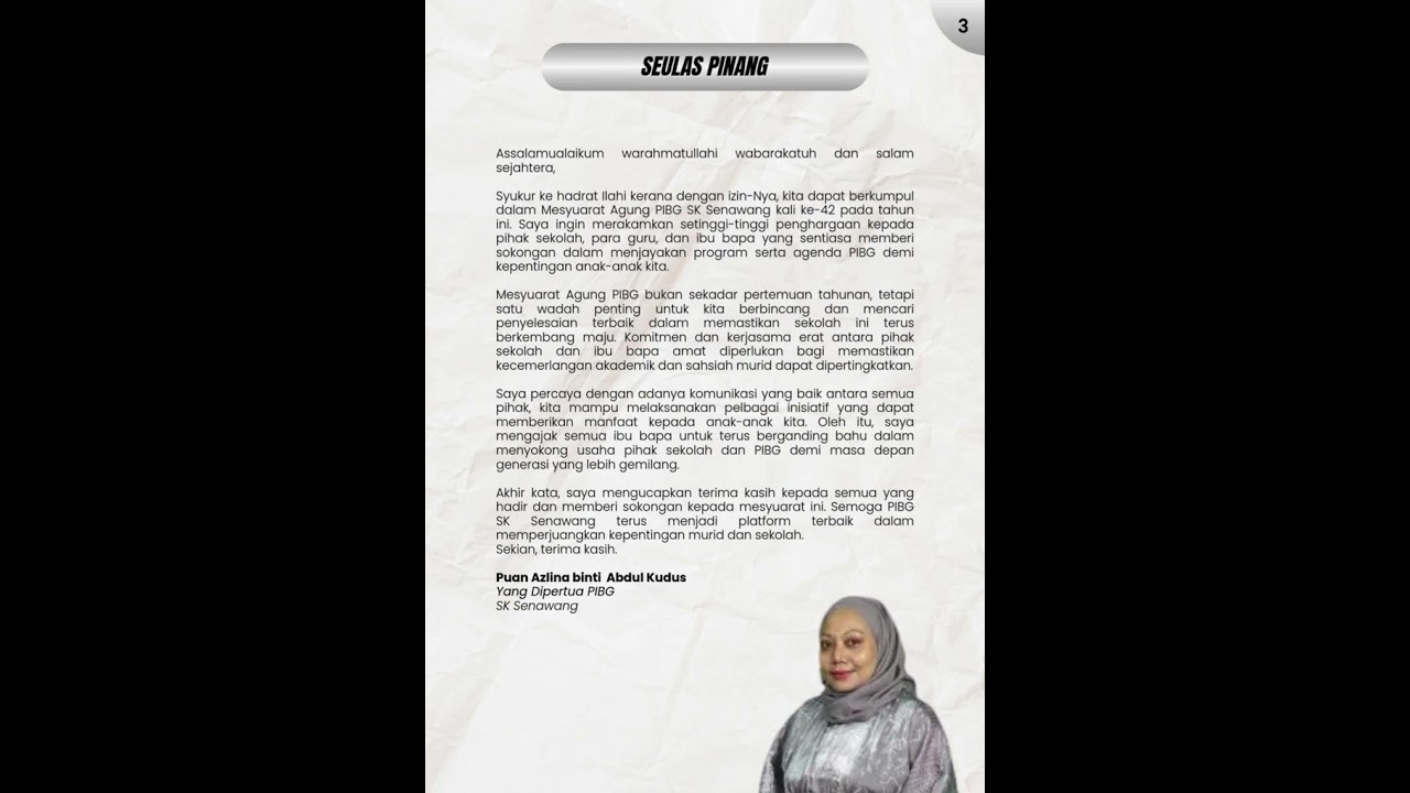 Buku Program Mesy. Agung PIBG  ke  42, SeSnaw 2025