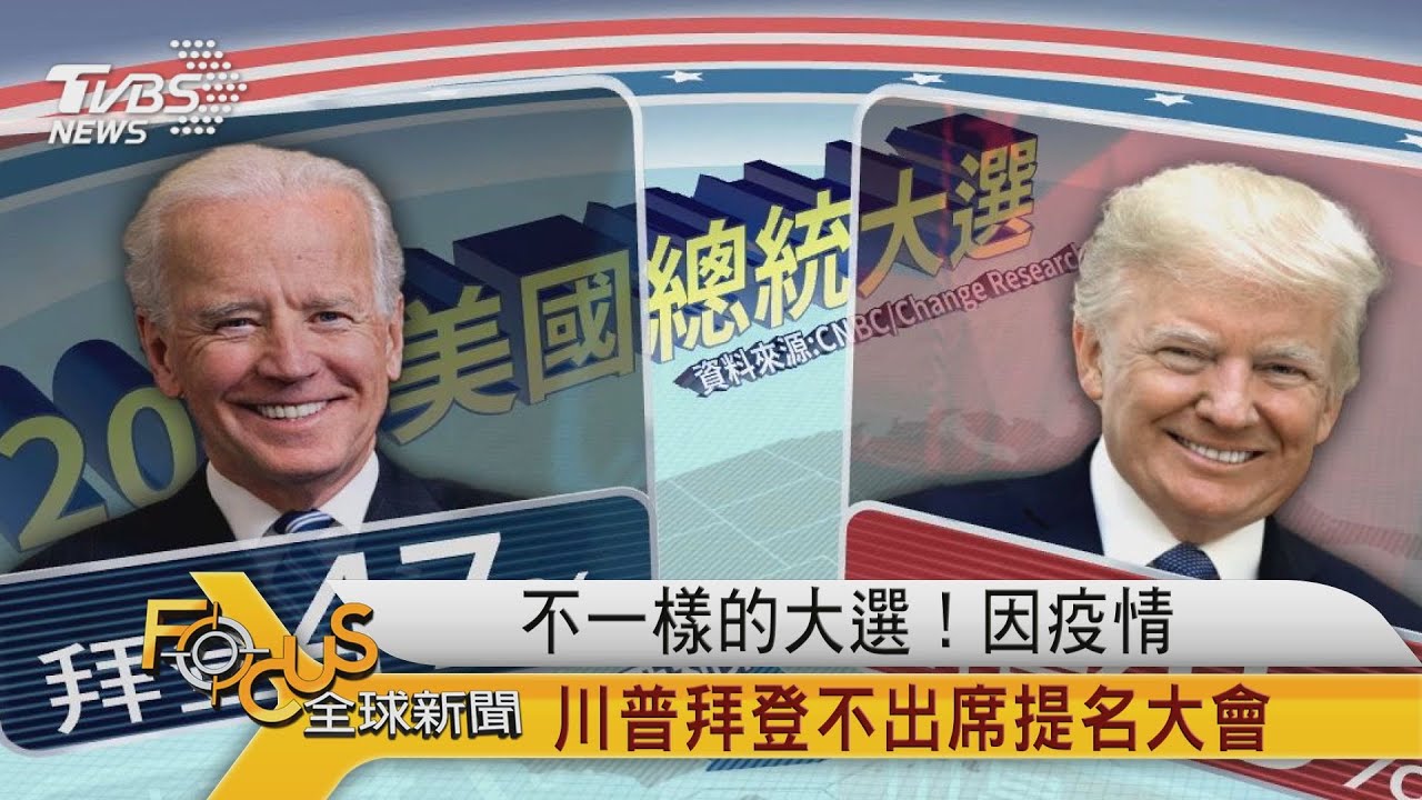 不一樣的大選!因疫情 川普拜登不出席提名大會