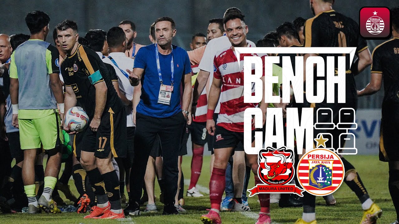 Reaksi Thomas Doll Menatap Perjuangan Skuad Persija di Laga Kontra Madura United | Bench Cam