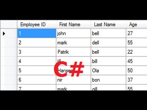 C Tutorial 20 Change column title of datagridview when connecting Mysql
