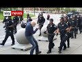 George Floyd: Entire police unit quits to back officers who shoved elderly man George Floyd: Entire police unit quits to back officers who shoved elderly man