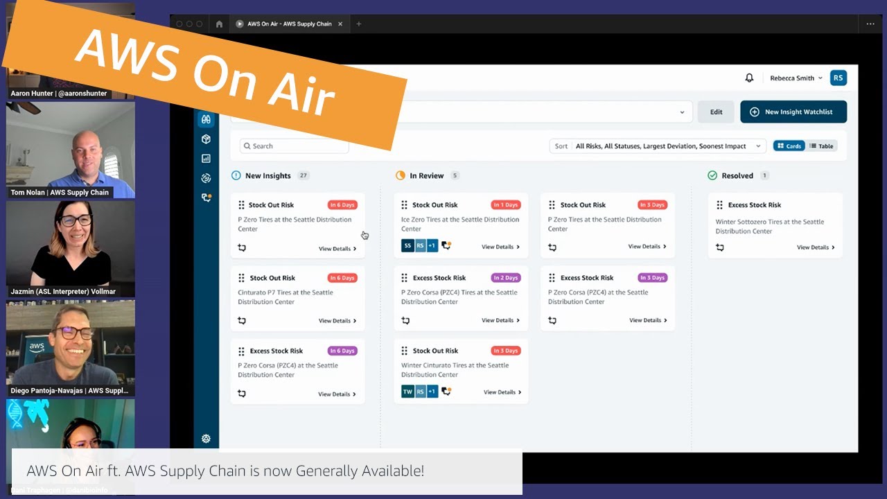 AWS On Air ft. AWS Supply Chain is now Generally Available!
