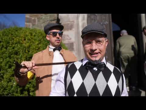 Ikke Hüftgold, Schürze & DJ Robin beim Videodreh von BUMSBAR - VLOG  Teil 1