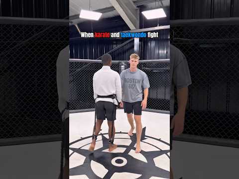 When karate and taekwondo FIGHT…