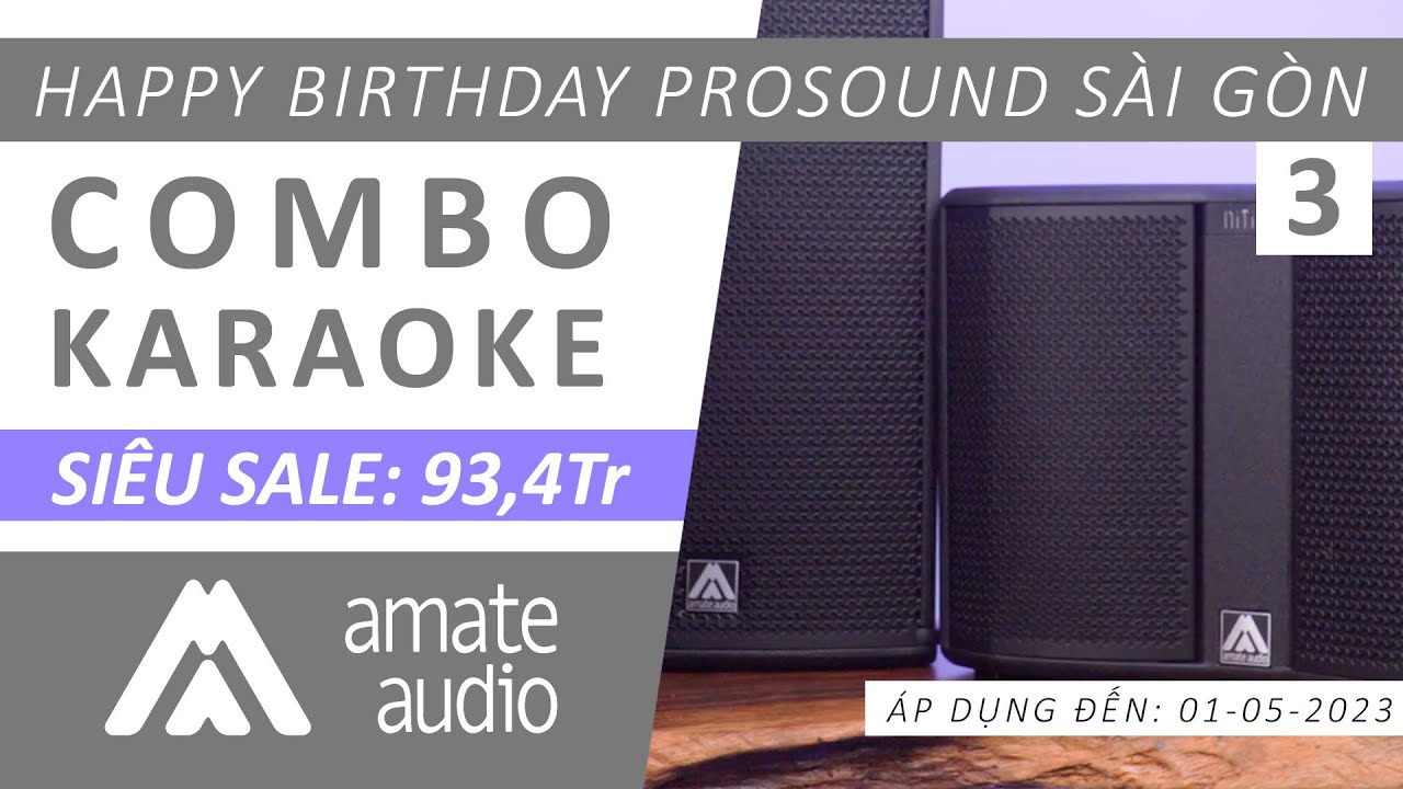 Dàn Loa Karaoke SPAIN - AMATE AUDIO NITID N12Pr | SIÊU SALE Sinh Nhật PRO Sound Sài Gòn