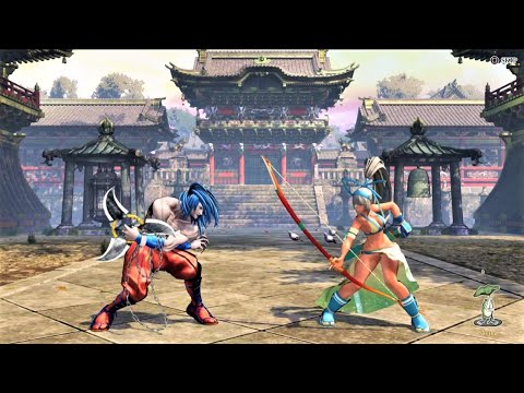 World Record! 3 sec PERFECT Victory! Basara vs Mina Majikina (Hardest AI) - SAMURAI SHODOWN