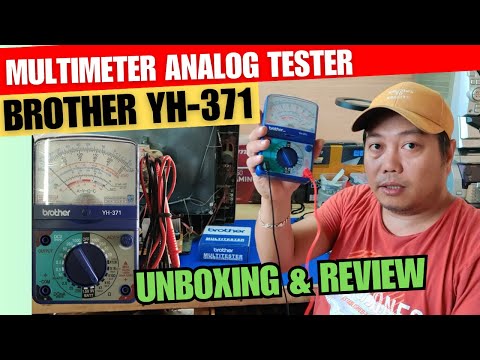 Brother YH-371 Multimeter Analog Tester | Unboxing | Review and Basic Tutorial | Tagalog