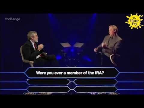 Gerry Adams on who wants to be a millionaire, video by the Ulster fry. very funny