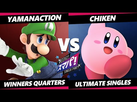Sumapa 61 Winners Quarters - Yamanaction (Luigi) Vs. Chiken (Kirby) SSBU Ultimate Tournament
