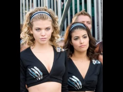 Cheerleader Catfight and KO - Bitchy Petite Cheerleader is one punched KOed by Blond Heroine