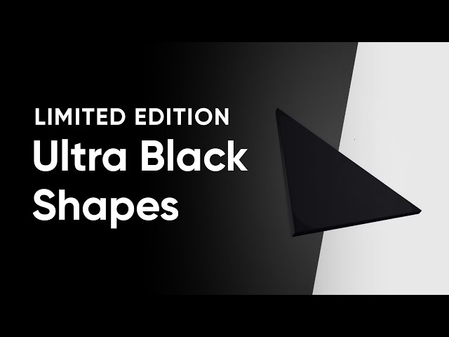Starter kit ultra nero di Nanoleaf Shapes in edizione limitata triangoli 9 pannelli LED video