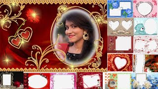 50+ Beautiful Wedding Love Frames in Png Photoshop Tutorial Part 4