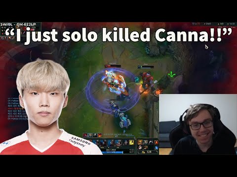 TheBausffs SOLO KILLS  CANNA In Korean Solo Queue!!