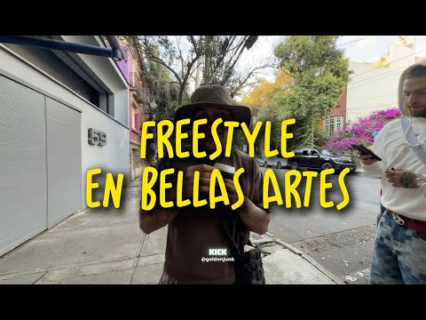 Go, Yoiker y Bipo Montana van a freestylear a bellas artes