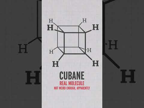 Perfluorocubane, aka the world's smallest box.