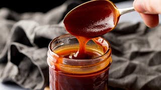 lusciously thick BBQ sauce and its ready in 10 minutes!!