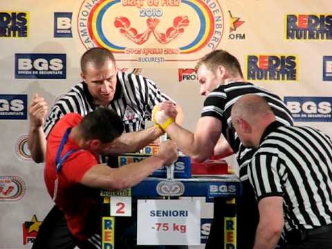 Viorel Dobrin Vs. Marian Rotaru (3) - 75kg - mana stanga - CNS 2010