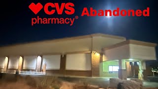 CVS/Pharmacy abandoned store here sidewalk in Chandler, AZ
