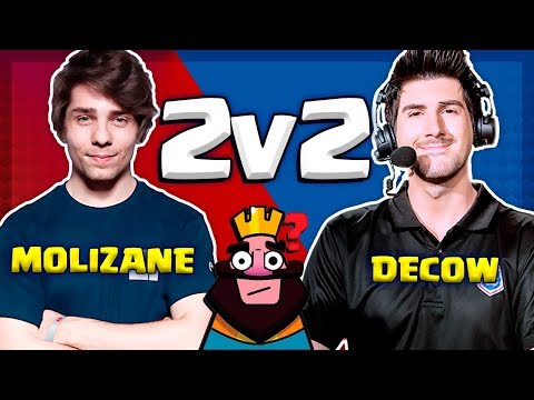 DECOW E MOLIZANE DOMINANDO NO CLASH ROYALE!