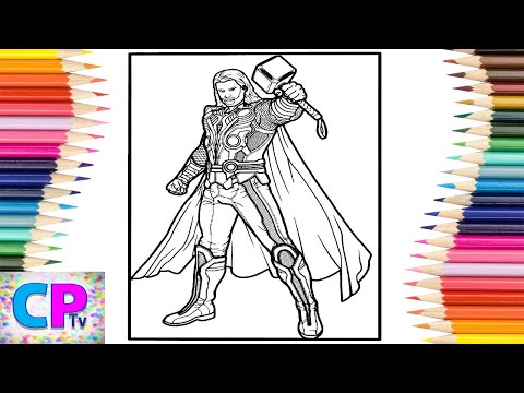 Thor Coloring Pages/Thor Marvel/Disfigure - Blank/Exit Friendzone ft. Eden - Iris [NCS Release]