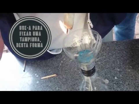 Como fazer | Castiçal de Garrafa Pet
