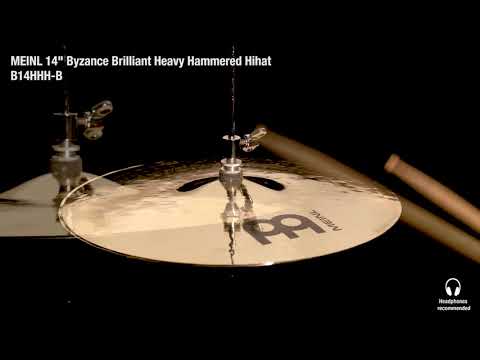 MEINL Byzance Brilliant Heavy Hammered Hihats 14 [B14HHH-B] image 3