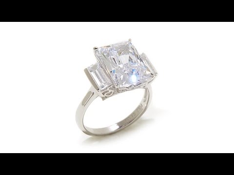 Victoria Wieck 6.7ct Absolute RadiantCut Ring