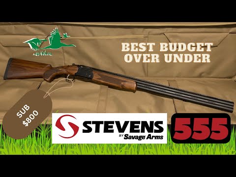 Cheap but is it worth it? Stevens by Savage 555 12 Gauge O/U Shotgun Review