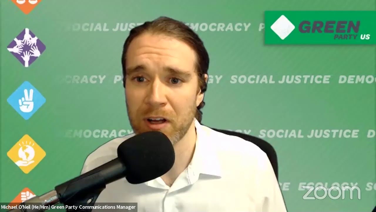 2021 Green Party Annual National Meeting Kickoff News Conference