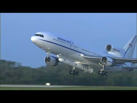 L-1011 Aircraft Take off with Pegasus XL and CYGNSS Spacecraft