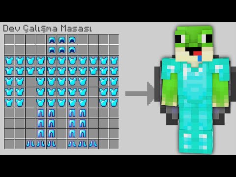 DEVASA EŞYALAR ÜRETİYORUM! - Minecraft