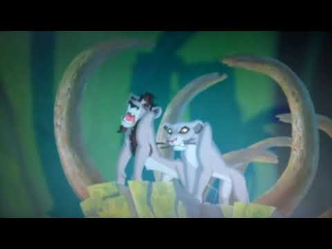 Lion King:2 Nuka And Vitani In The Elephant GraveYard
