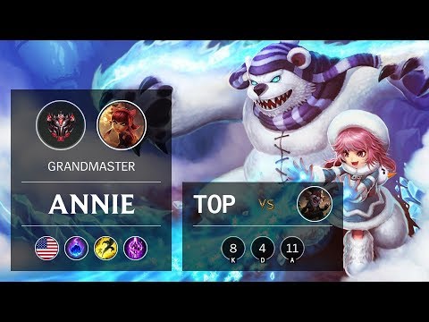 Annie Top vs Kled - NA Grandmaster Patch 10.2