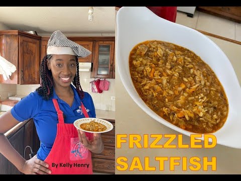 How to make FRIZZLED SALTFISH (Codfish) by Kelly Henry