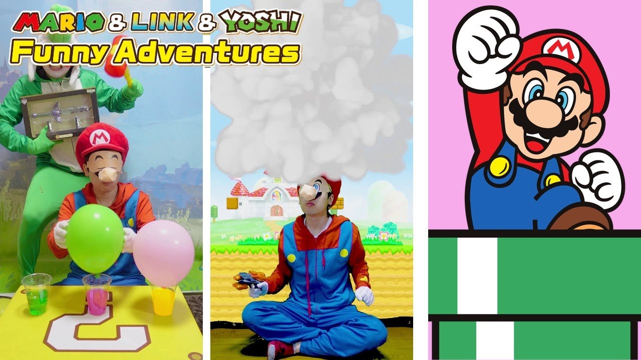 The Funny Adventures of Mario & Link ＆ Yoshi 🤣 ＃4791