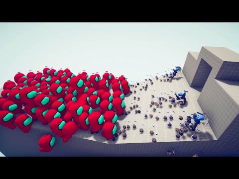 100x GIANT AMONG US vs GOD UNITS - Totally Accurate Battle Simulator TABS