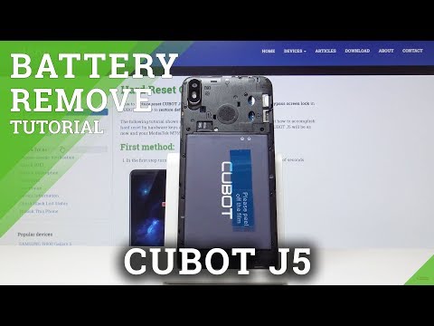 CUBOT J5 Soft Reset - Remove Battery