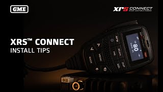 XRS Connect Install Tips | GME