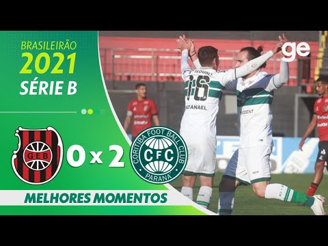 Gols e lances de Brasil de Pelotas x Coritiba