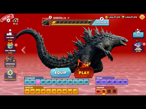 NEW GODZILLA MINUS ONE Gameplay - Monster Godzilla Hungry Shark - Hungry Shark Evolution