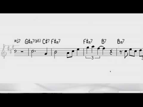 It Could Hapen To You - Chet's scat solo in Bb