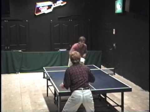 Bill Pappas vs. Derrick Cone - U1600 Rated Singles Table Tennis Event - Part #1