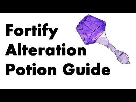 Skyrim: How to Make Fortify Alteration Potion Video